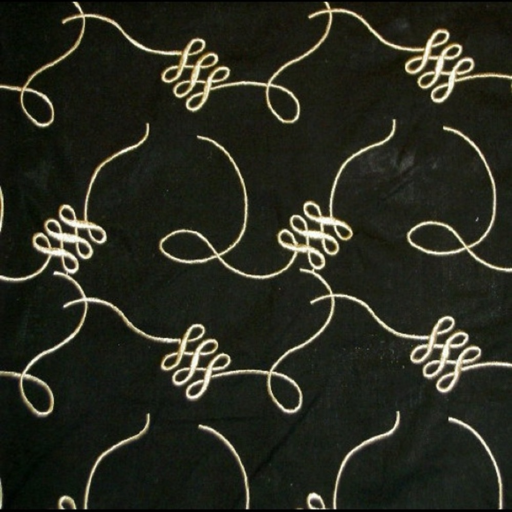 Duralee Savoy 73009 Color 12 Black Fabric